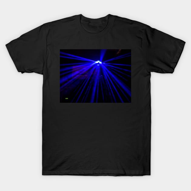 BLUE LASER UFO T-Shirt by neilstuartcoffey